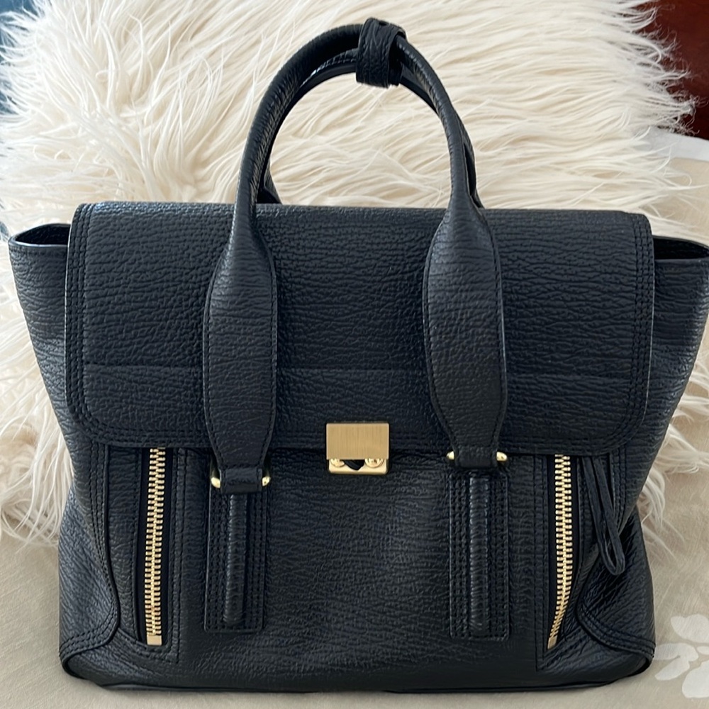 3.1 Phillip Lim leather handbag. With crossbody strap. 13Lx9Hx6W. Includes bag.